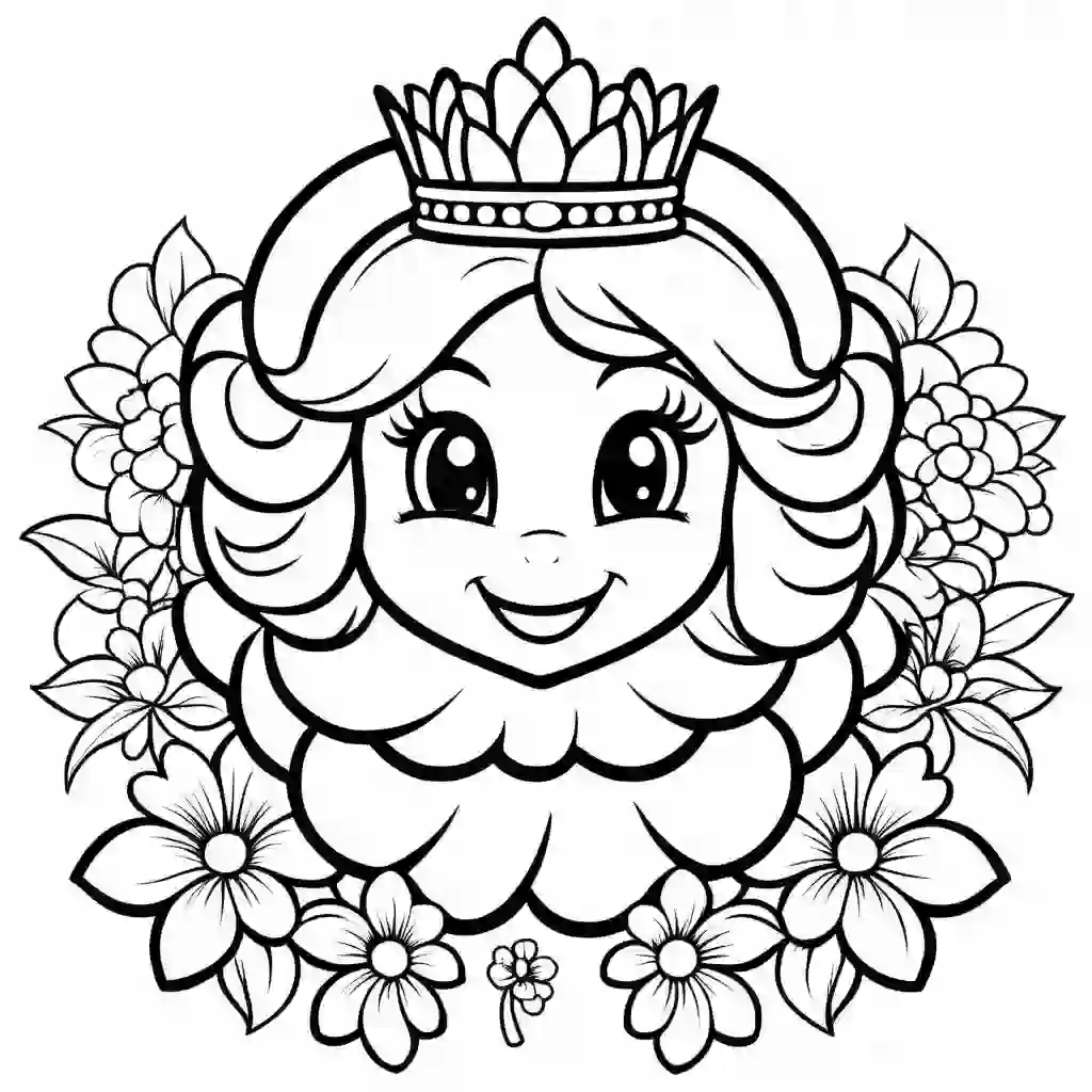 Princess Daisy coloring pages